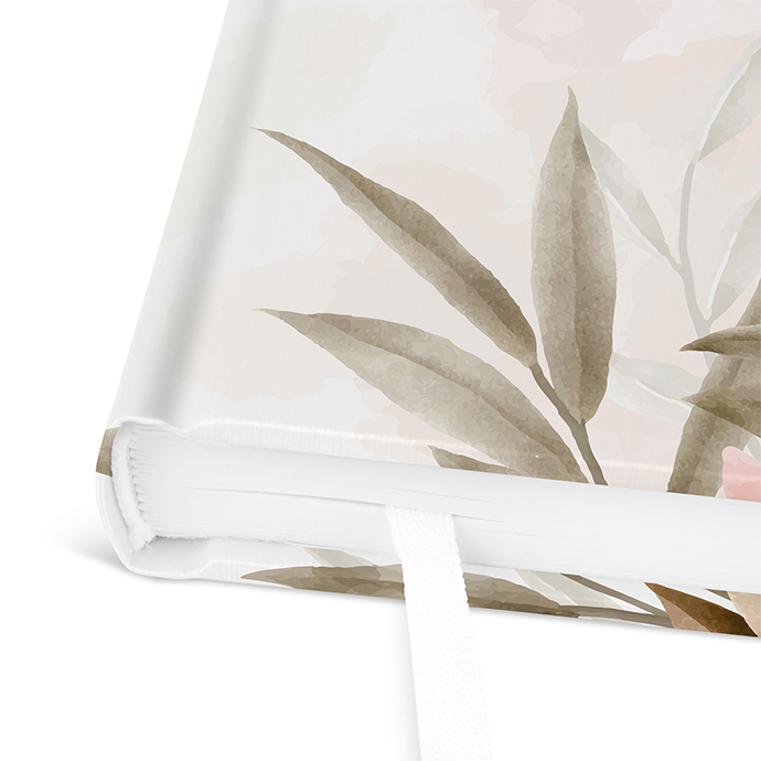 Kondolenzbuch - Rose Leaf