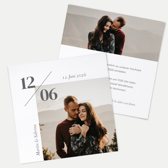 Postkarte Quadrat 148 x 148 mm - Minimalistisch "Helsinki"