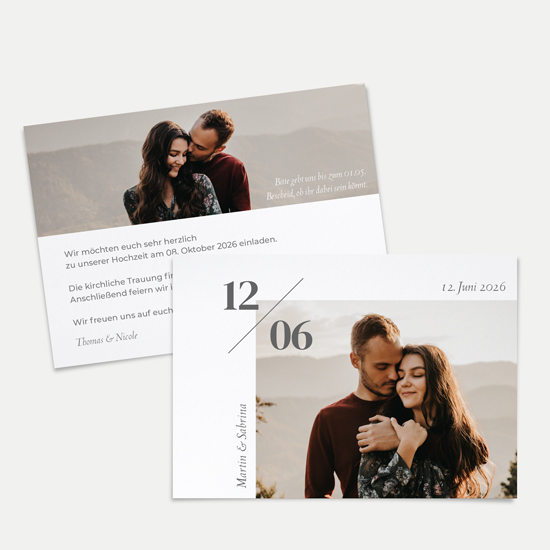 Postkarte DIN A6 im Querformat - Minimalistisch "Helsinki"