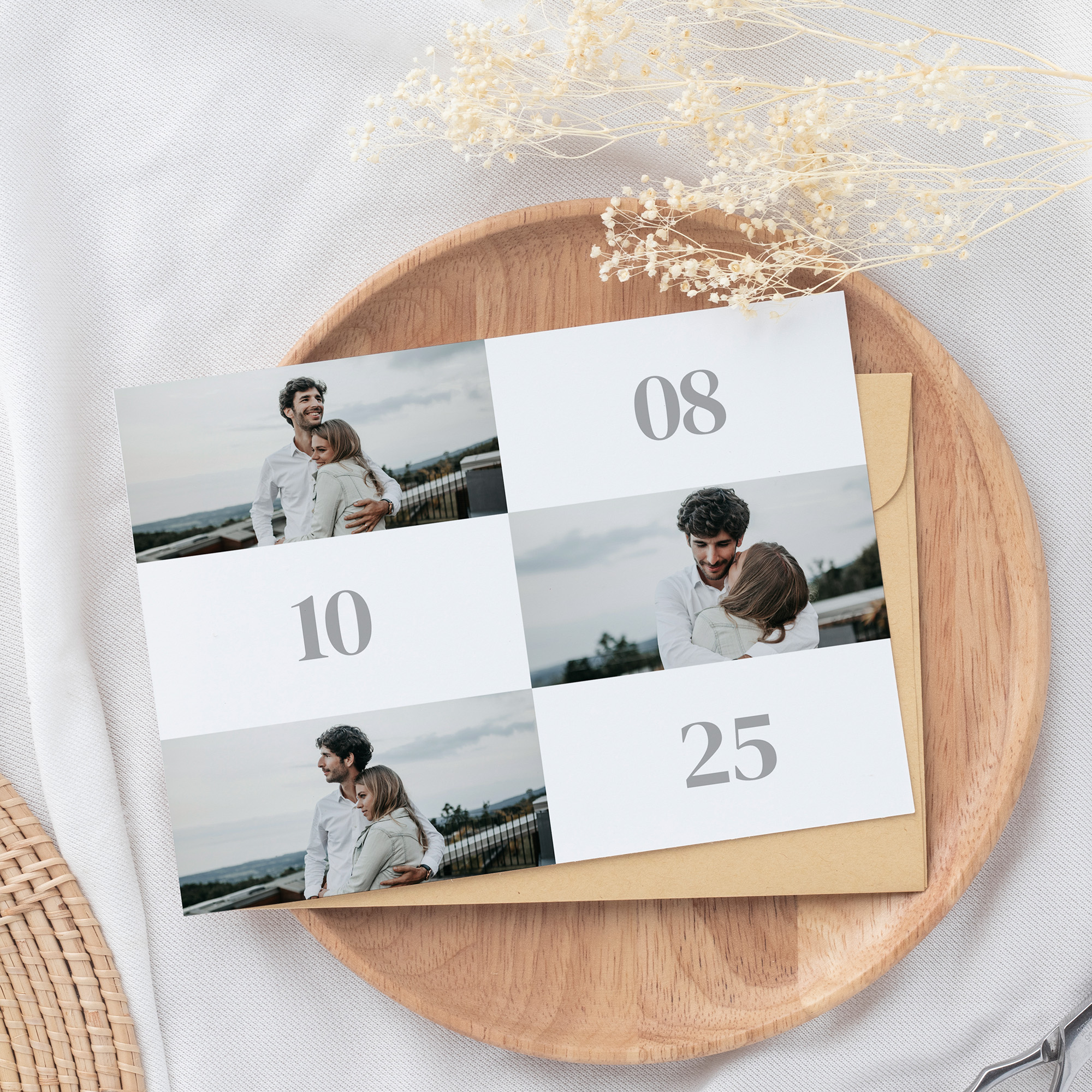 Postkarte DIN A6 im Querformat - Minimalistisch "Oslo"