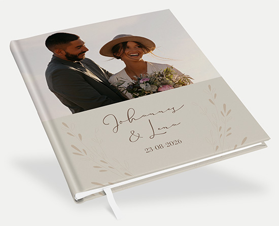 Erinnerungsbuch Hochzeit - Vintage "Golden Memories"