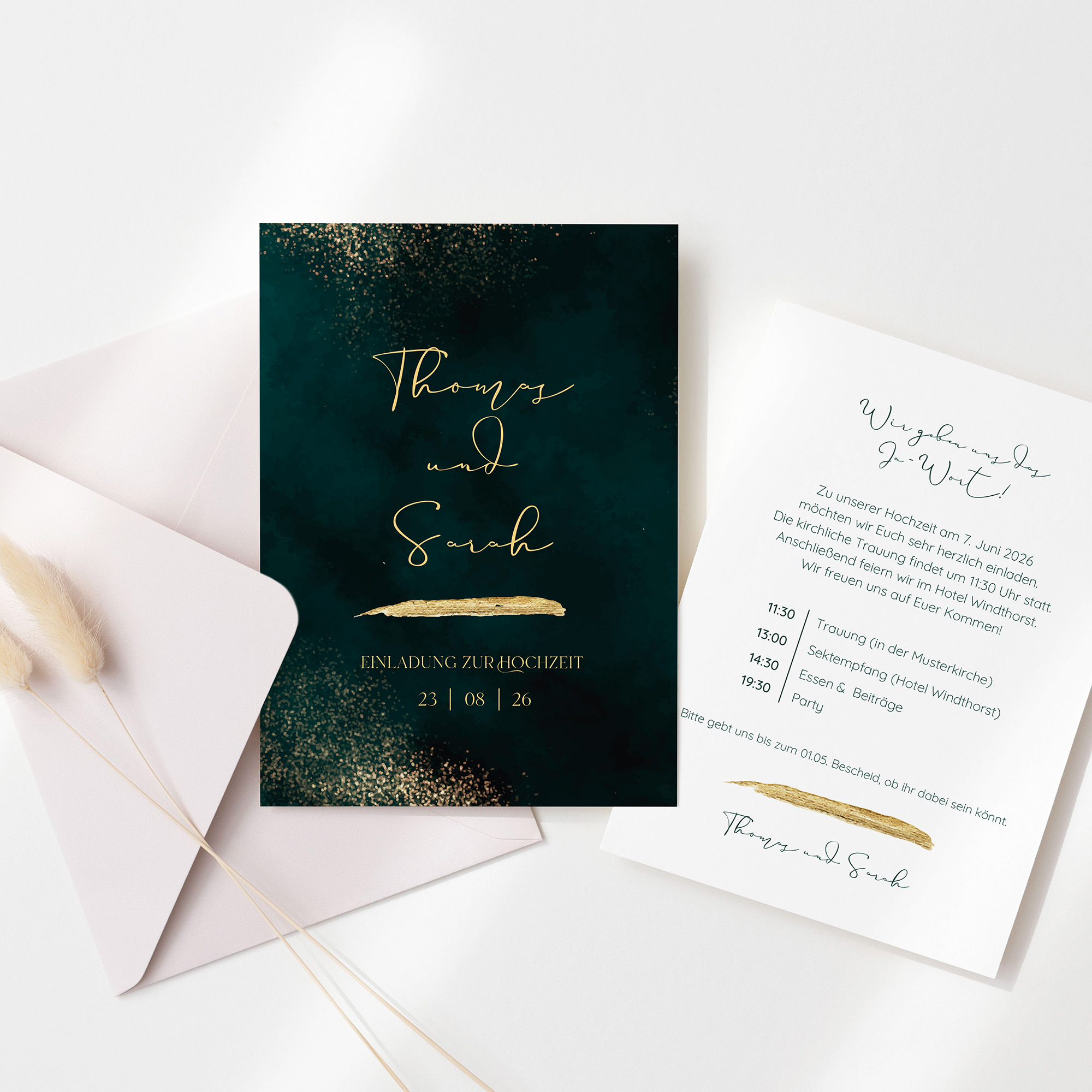 Postkarte DIN A6 im Hochformat - Vintage "Velvet Night"