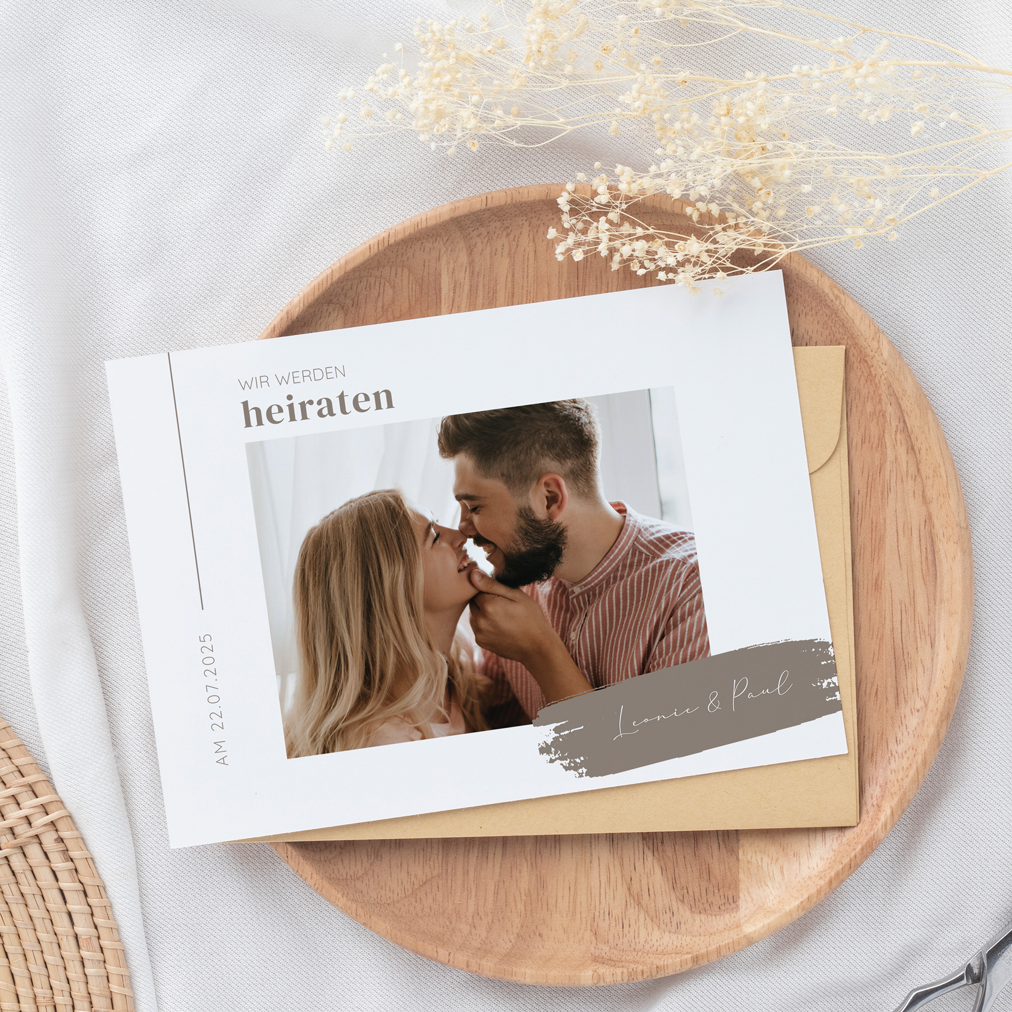 Postkarte DIN A6 im Querformat - Minimalistisch "Copenhagen"