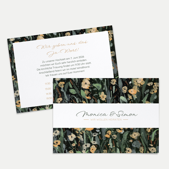 Postkarte DIN A6 im Querformat - Vintage "La Campagna"