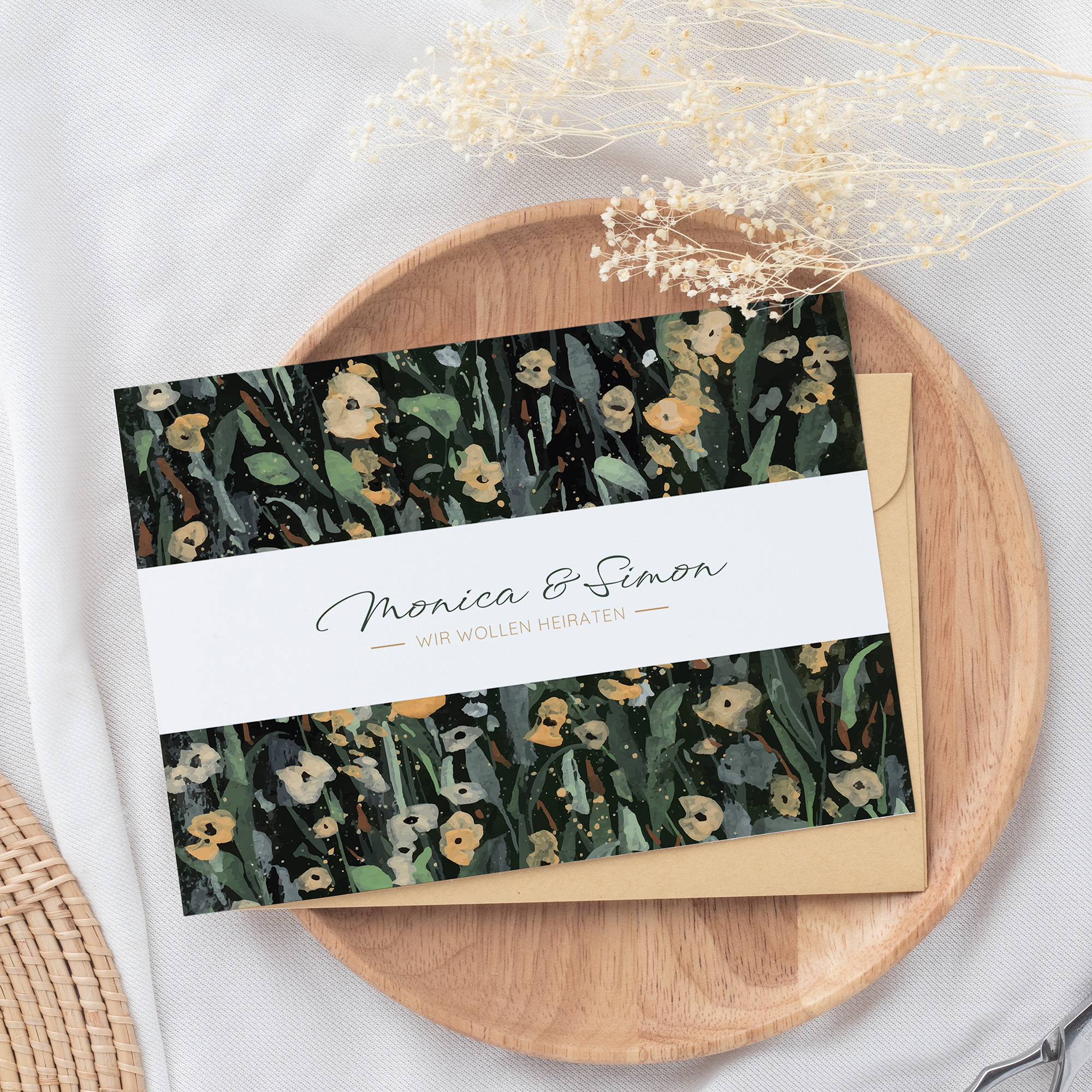 Postkarte DIN A6 im Querformat - Vintage "La Campagna"