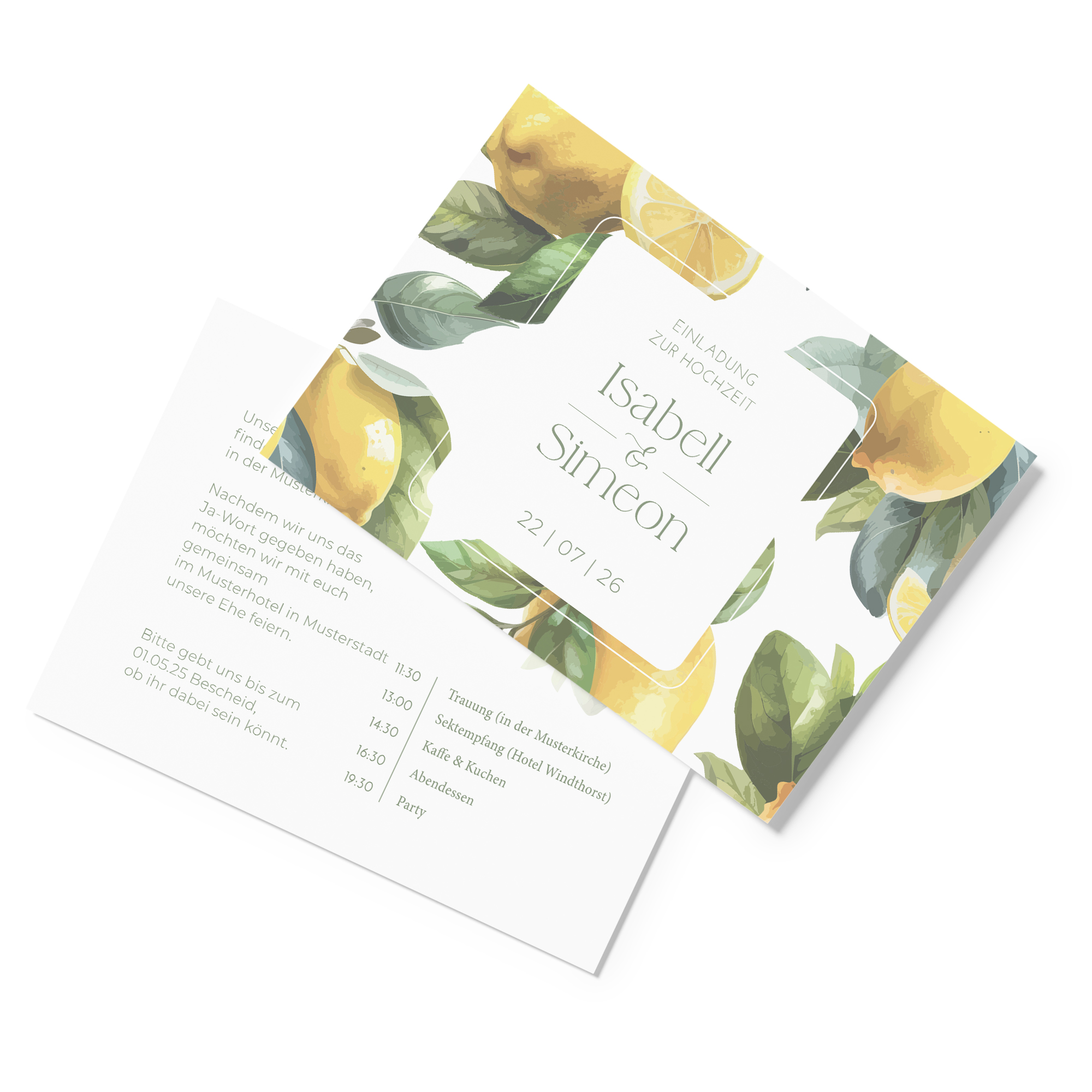 Postkarte DIN A6 im Querformat - Floral "Tuscan Bloom"