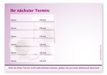 Terminzettel "bright colour" - 6 Termine