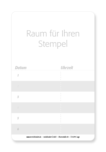 Terminkarte "verträumte Erinnerung"