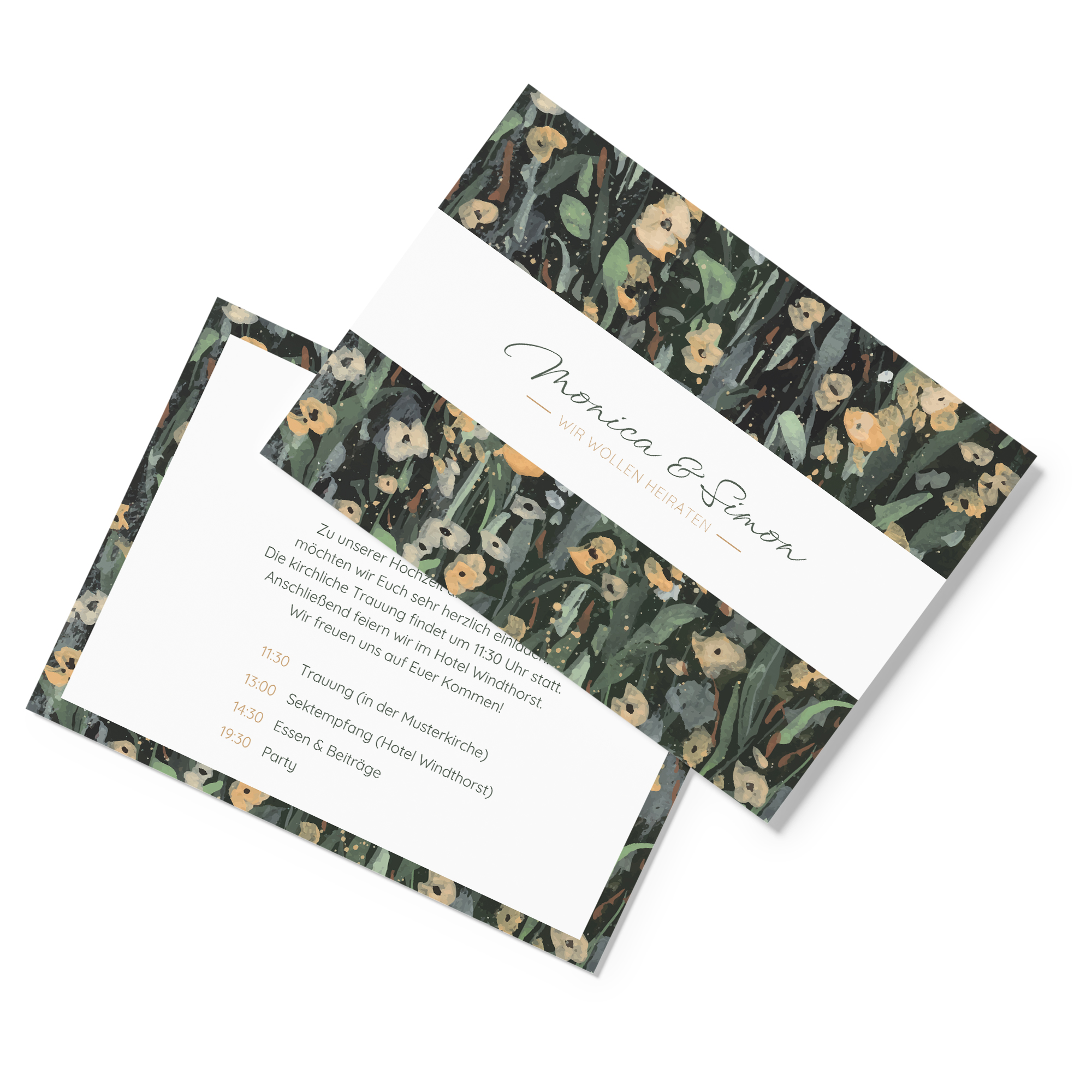 Postkarte DIN A6 im Querformat - Vintage "La Campagna"