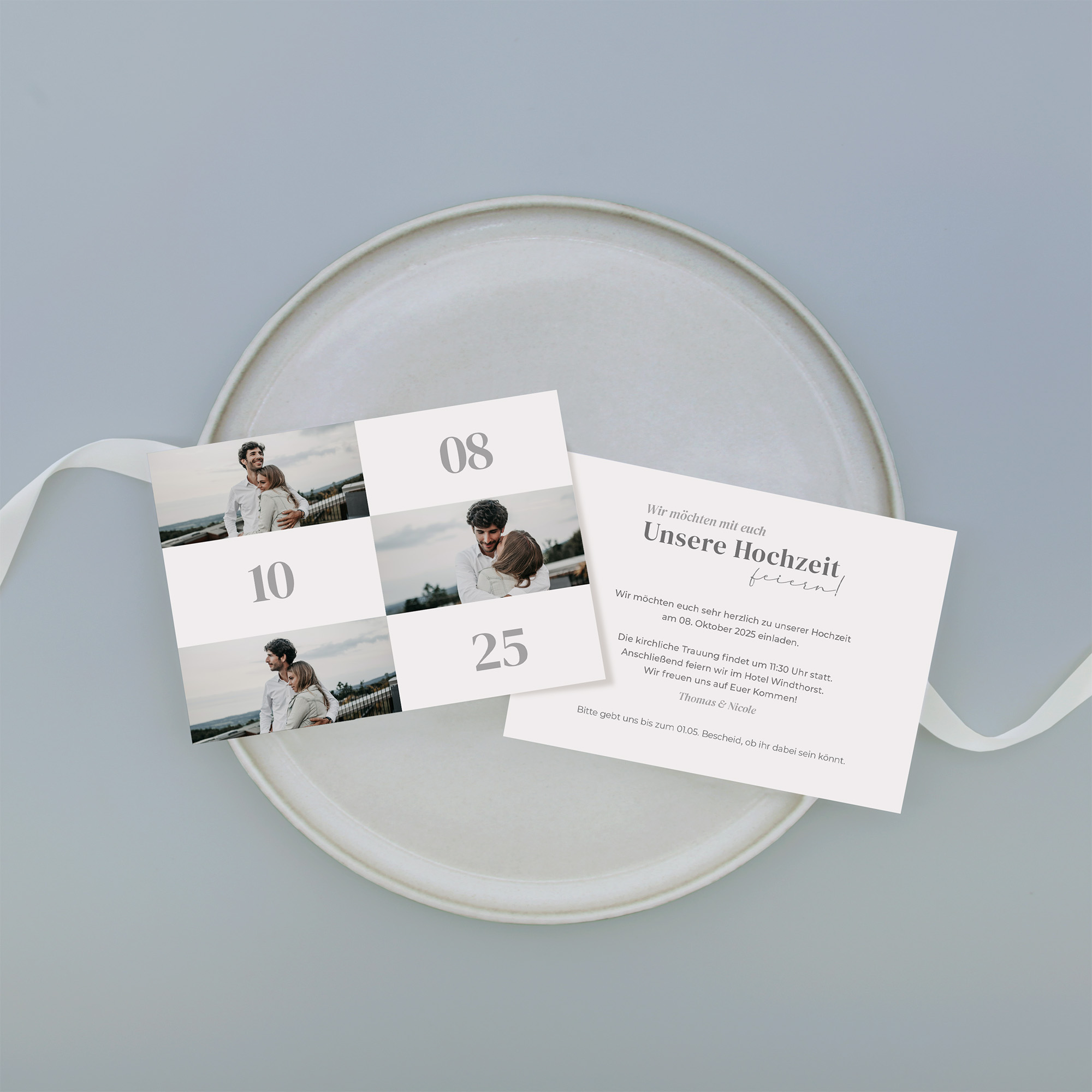 Postkarte DIN A6 im Querformat - Minimalistisch "Oslo"