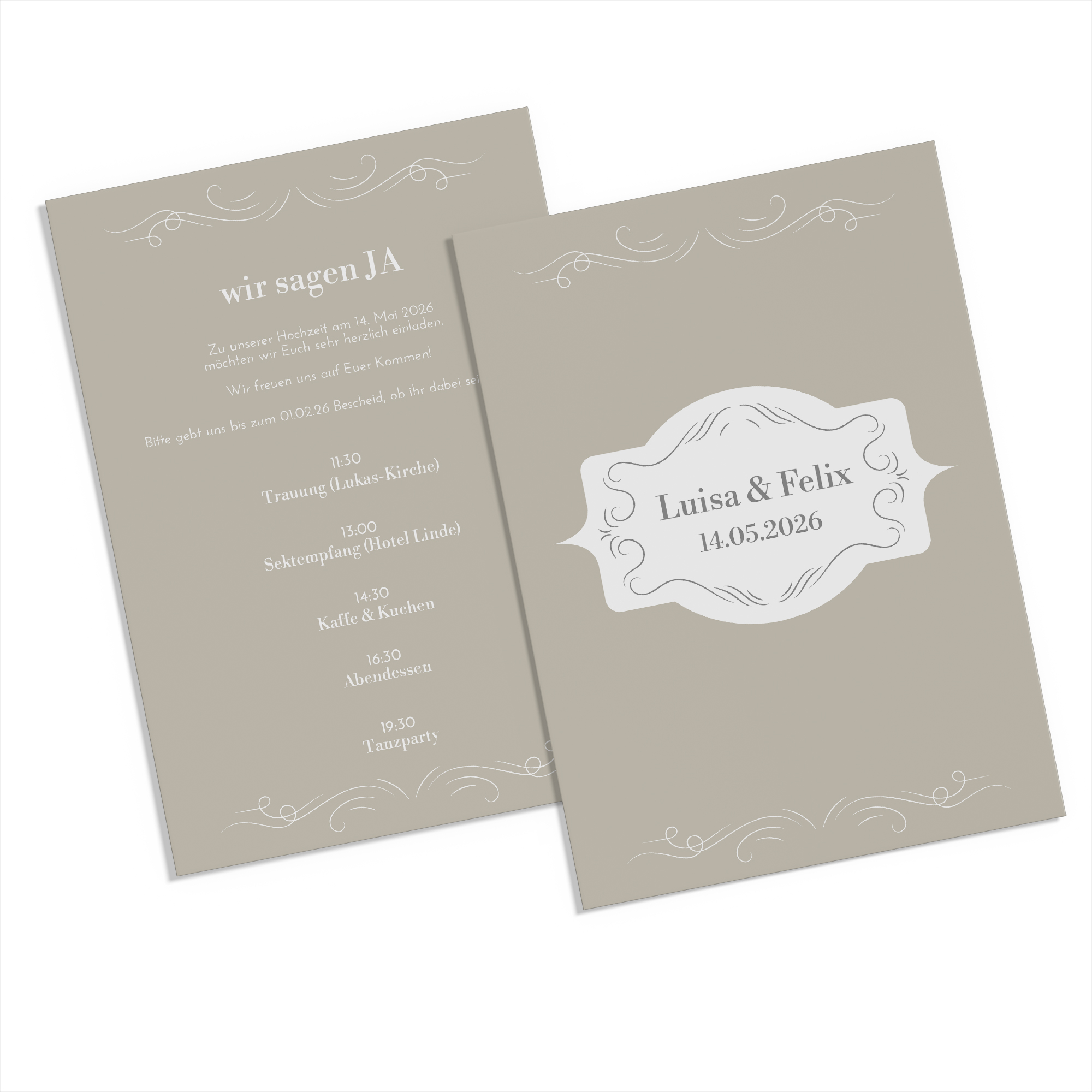 Postkarte DIN A6 im Hochformat - Vintage "Antique Peony"