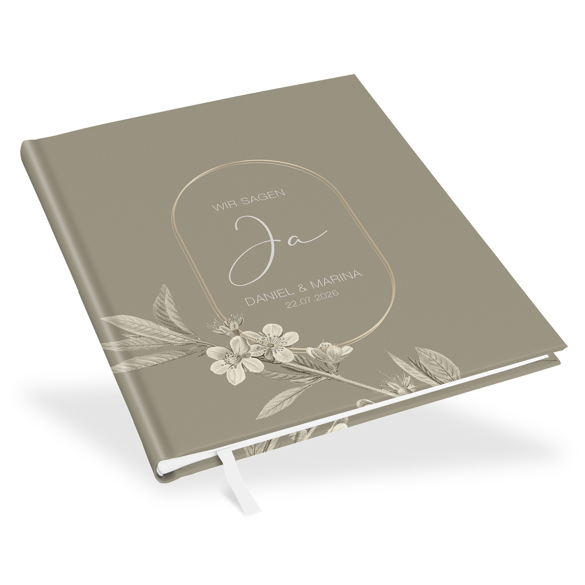 Erinnerungsbuch Hochzeit - Floral "Classic Flora"