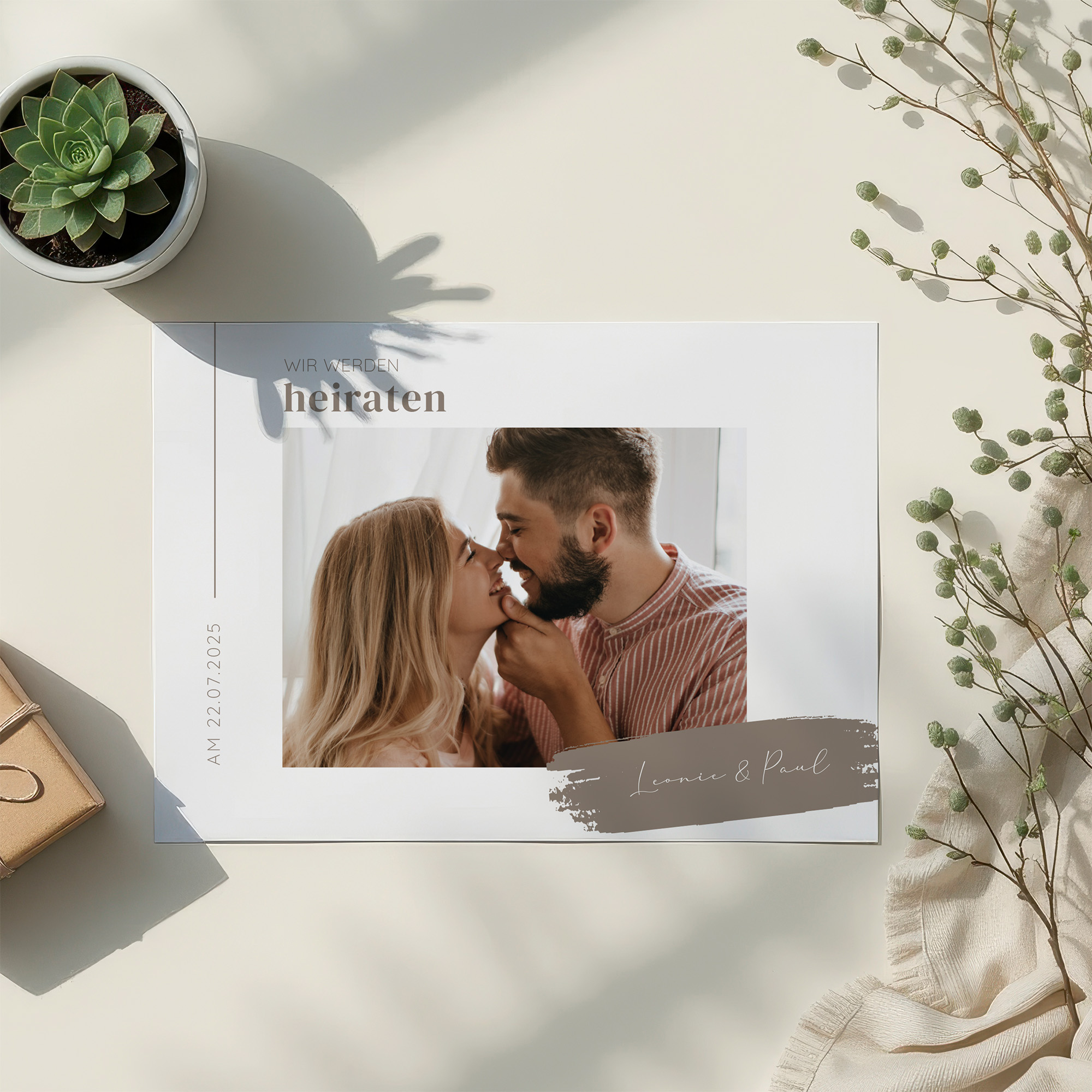 Postkarte DIN A6 im Querformat - Minimalistisch "Copenhagen"