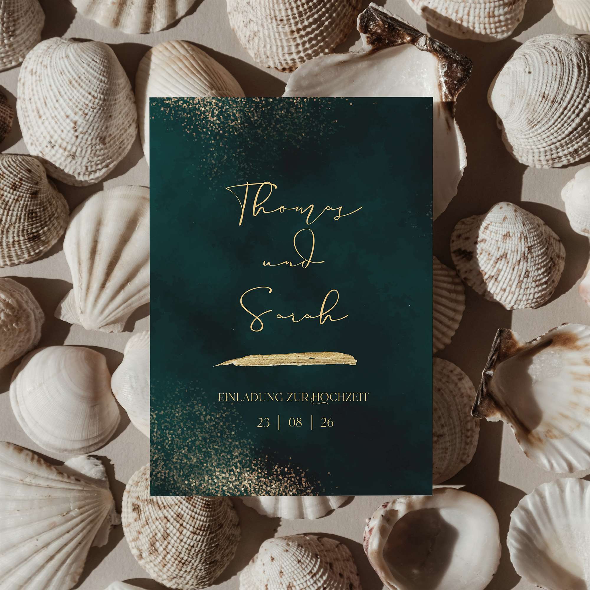 Postkarte DIN A6 im Hochformat - Vintage "Velvet Night"