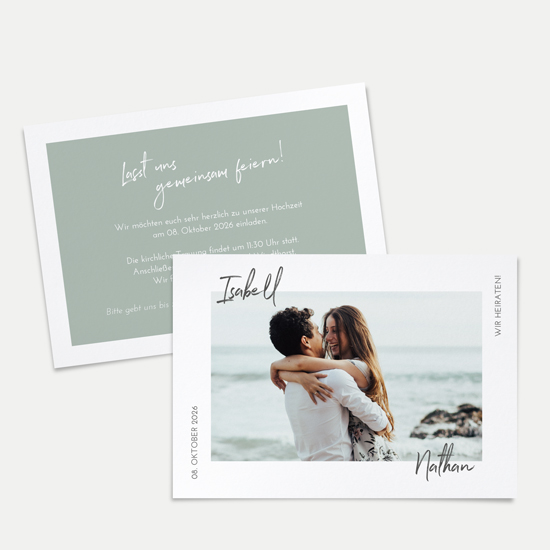 Postkarte DIN A6 im Querformat - Minimalistisch "Florence"