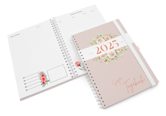 Notizbuch DIN A4 Wire-O personalisiert