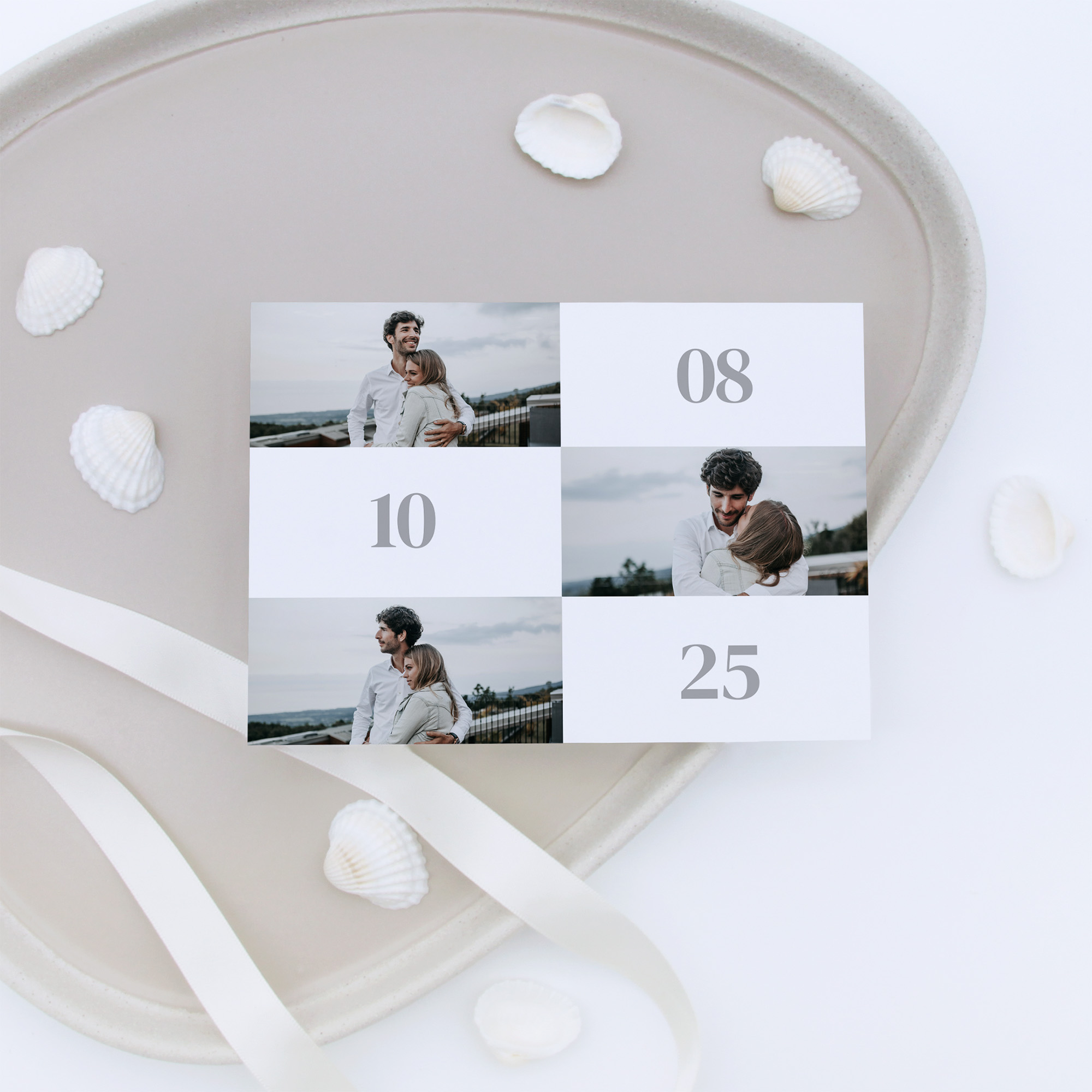 Postkarte DIN A6 im Querformat - Minimalistisch "Oslo"