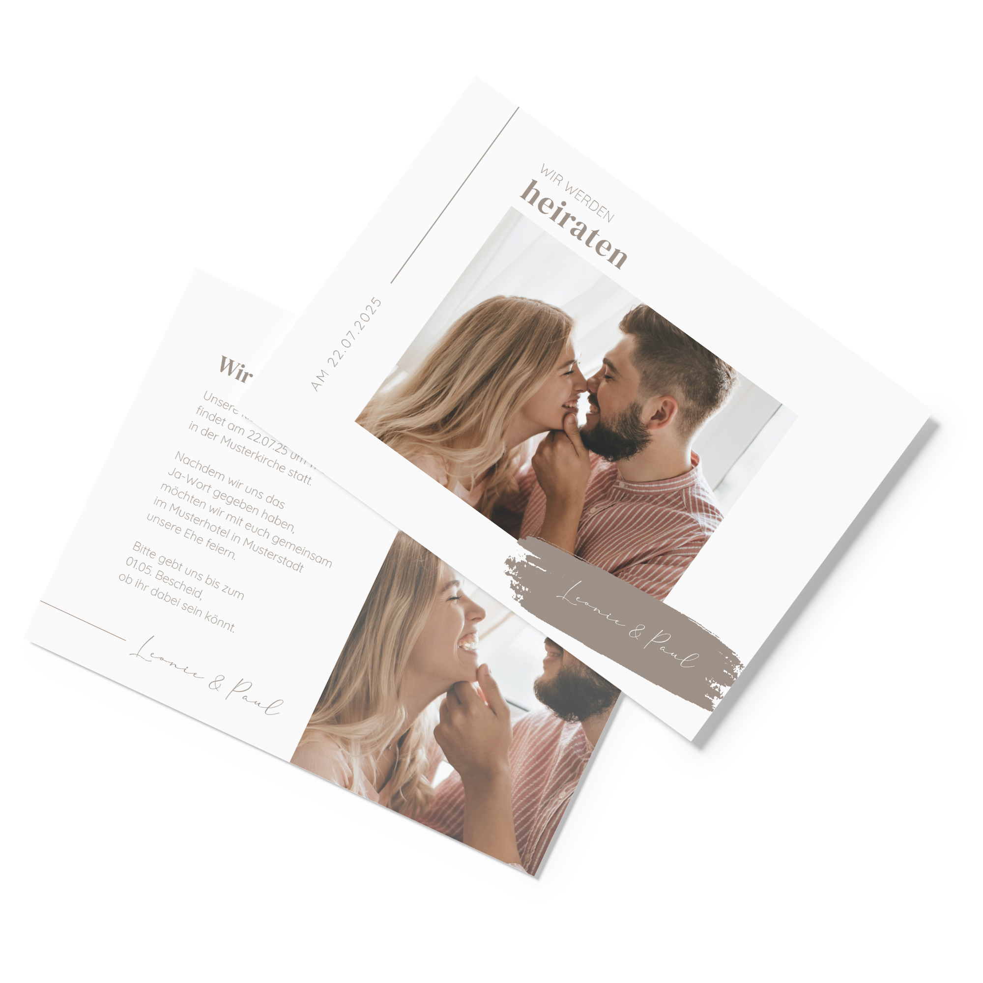 Postkarte DIN A6 im Querformat - Minimalistisch "Copenhagen"