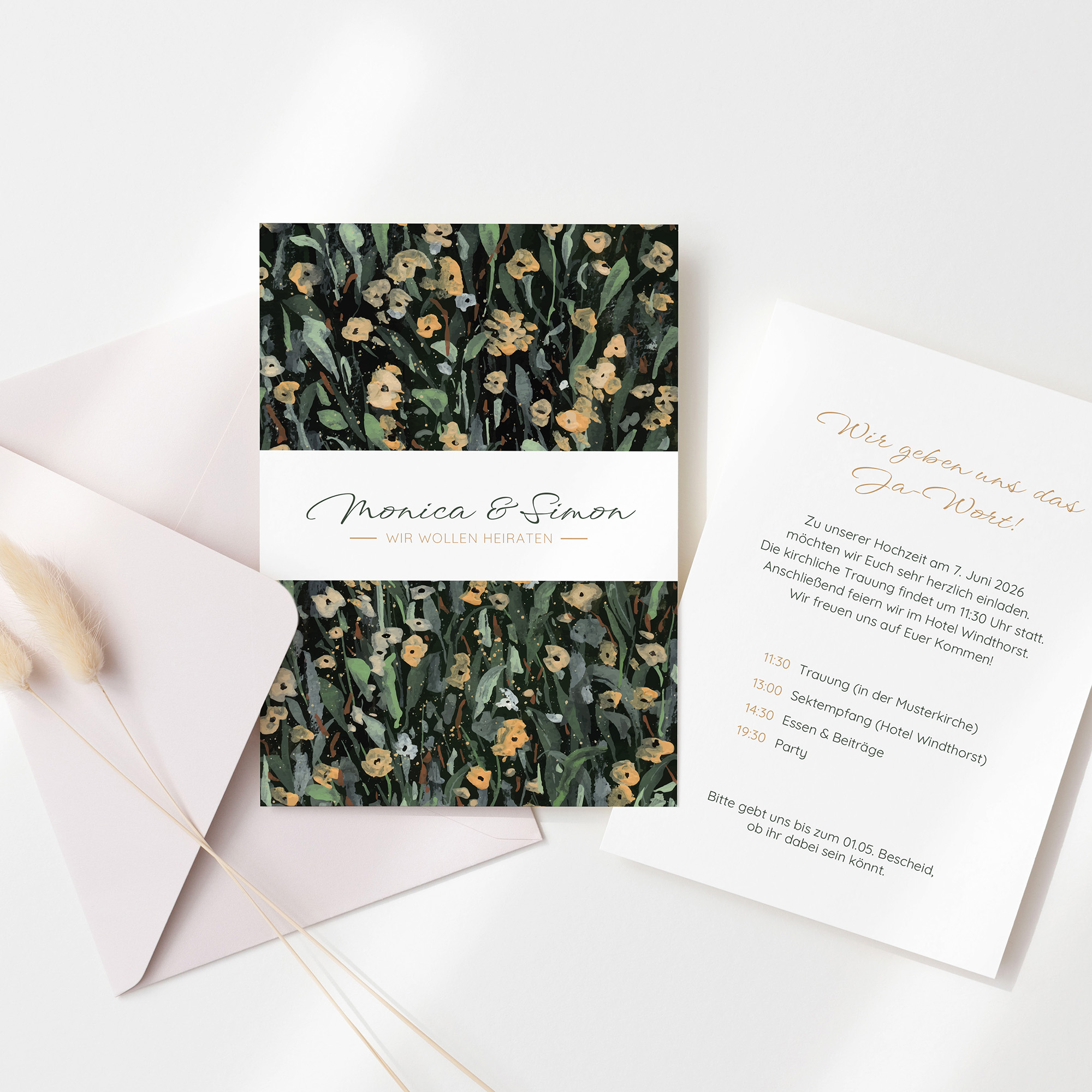 Postkarte DIN A6 im Hochformat - Vintage "La Campagna"