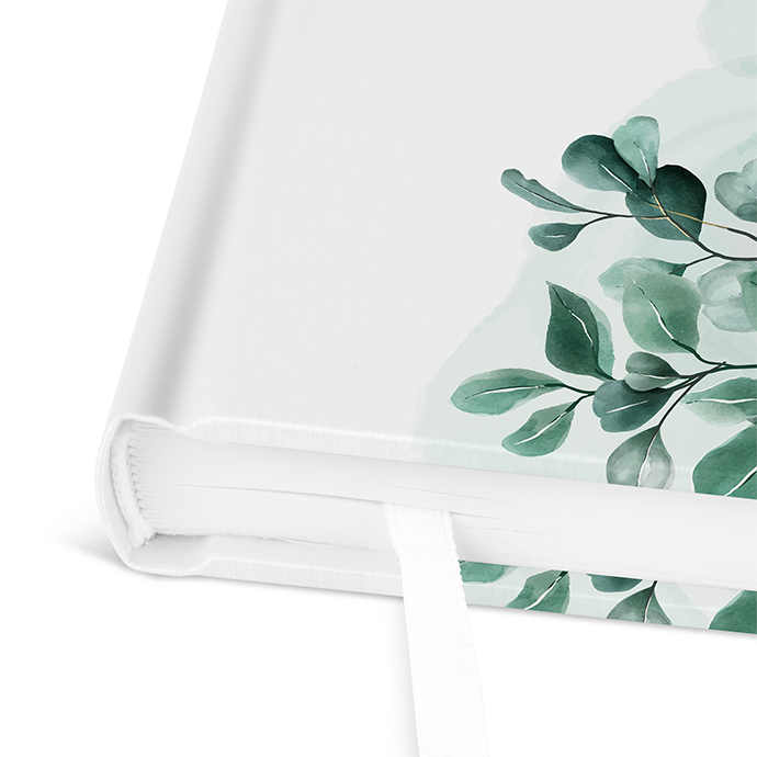 Kondolenzbuch - Evergreen Mint