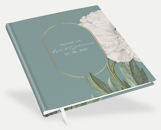 Erinnerungsbuch Hochzeit - Vintage "Floral Epoque"