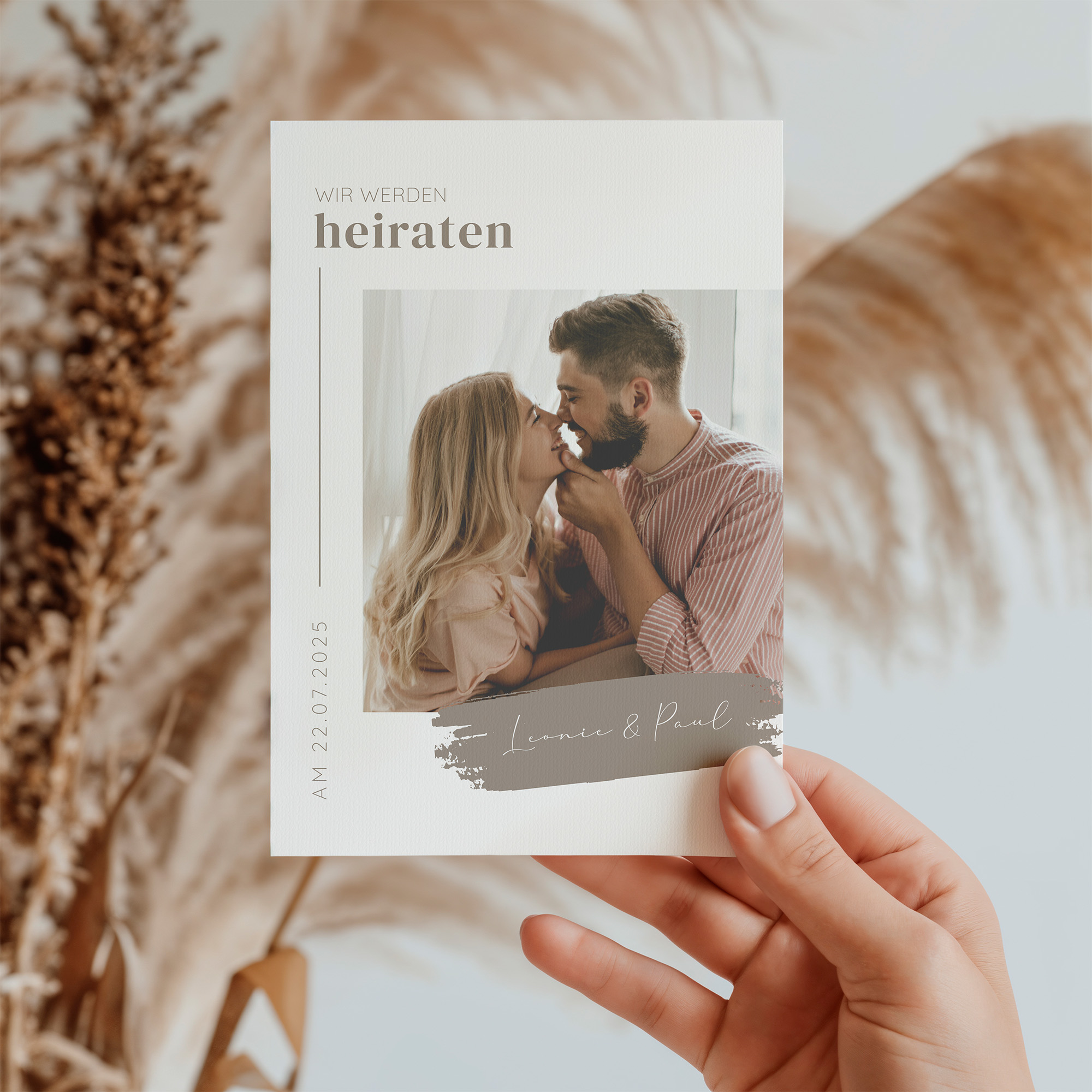 Postkarte DIN A6 im Hochformat - Minimalistisch "Copenhagen"