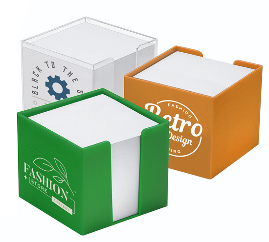 Zettelbox Classic Color im Siebdruck mit Varianten