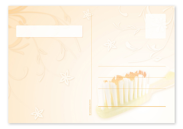 Recallkarte "Zahnbürste"