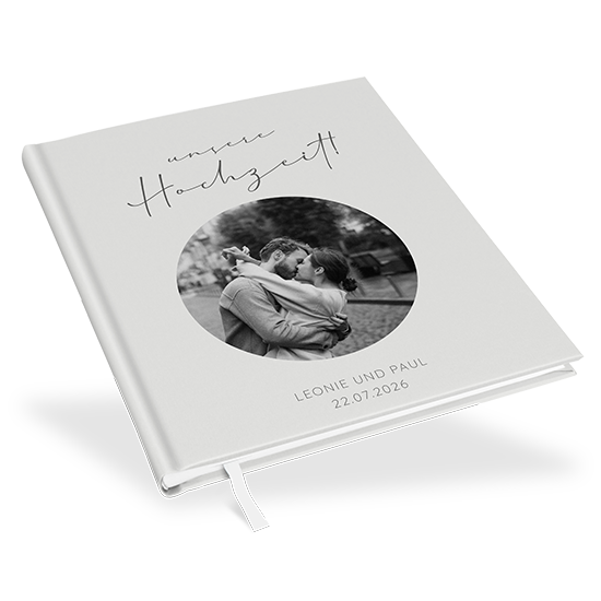 Gästebuch Hochzeit - Minimalistisch "Paris"