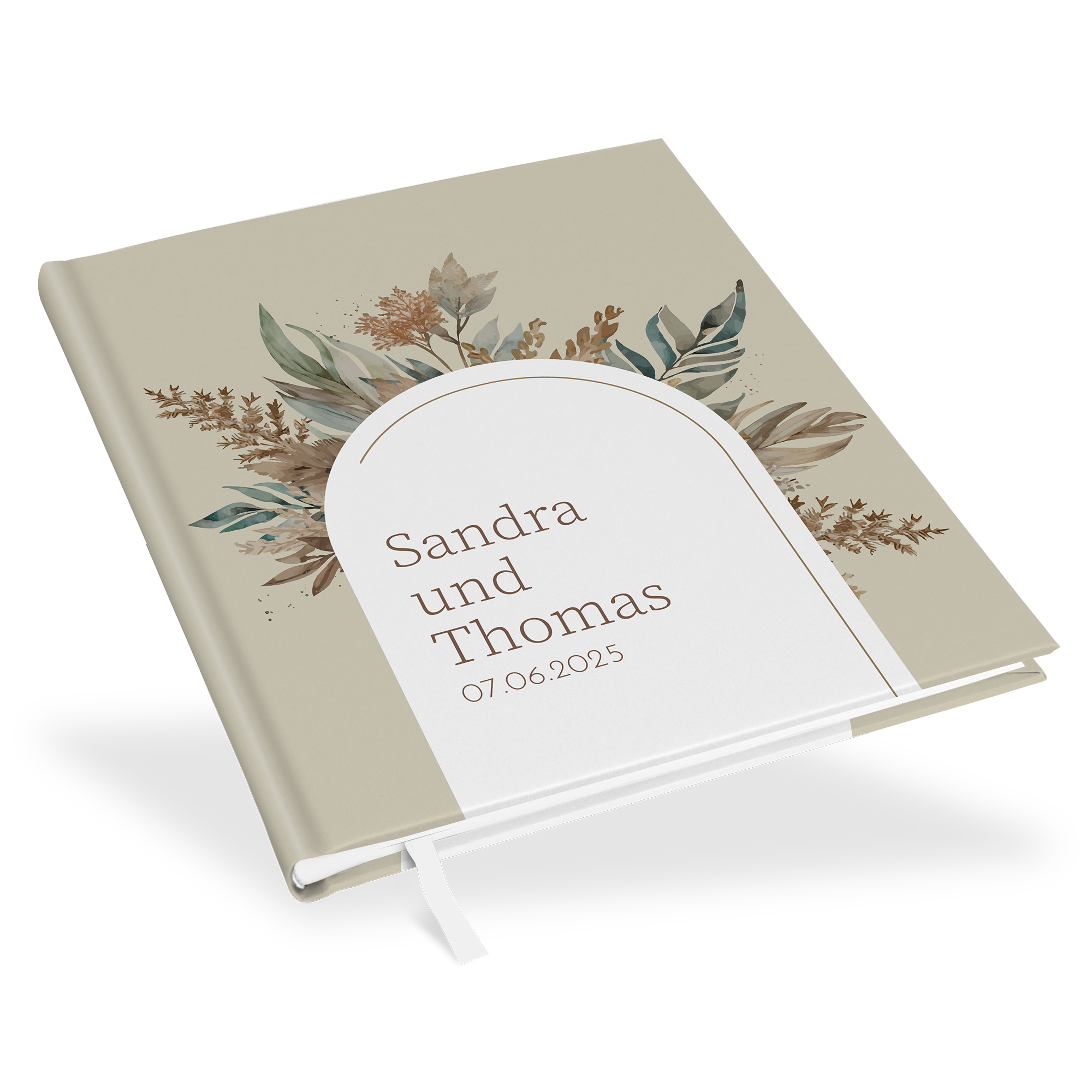 Erinnerungsbuch Hochzeit - Boho "Bare Nature"