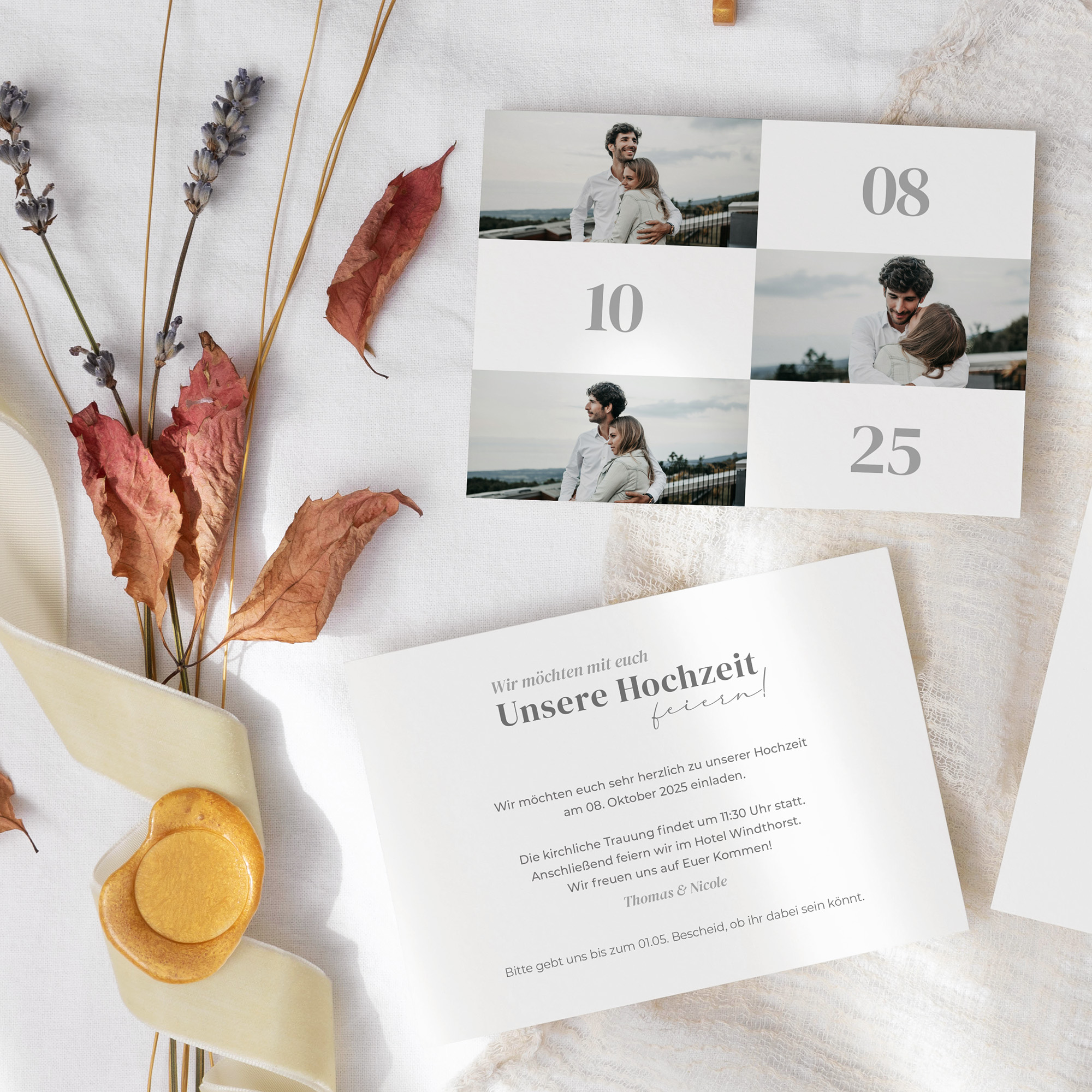 Postkarte DIN A6 im Querformat - Minimalistisch "Oslo"