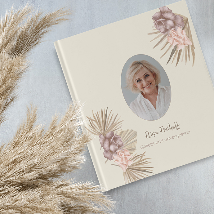 Kondolenzbuch -  Boho Minimal
